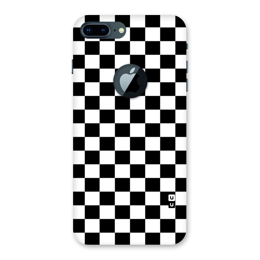 Classic Check Back Case for iPhone 7 Plus Logo Cut