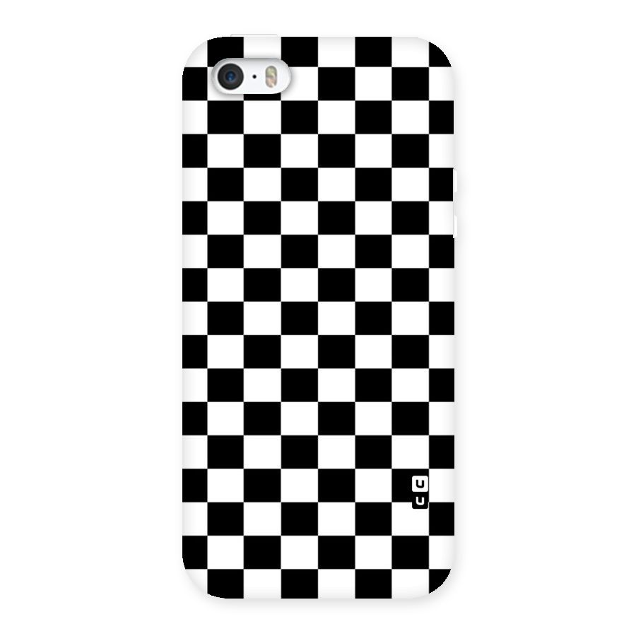 Classic Check Back Case for iPhone SE
