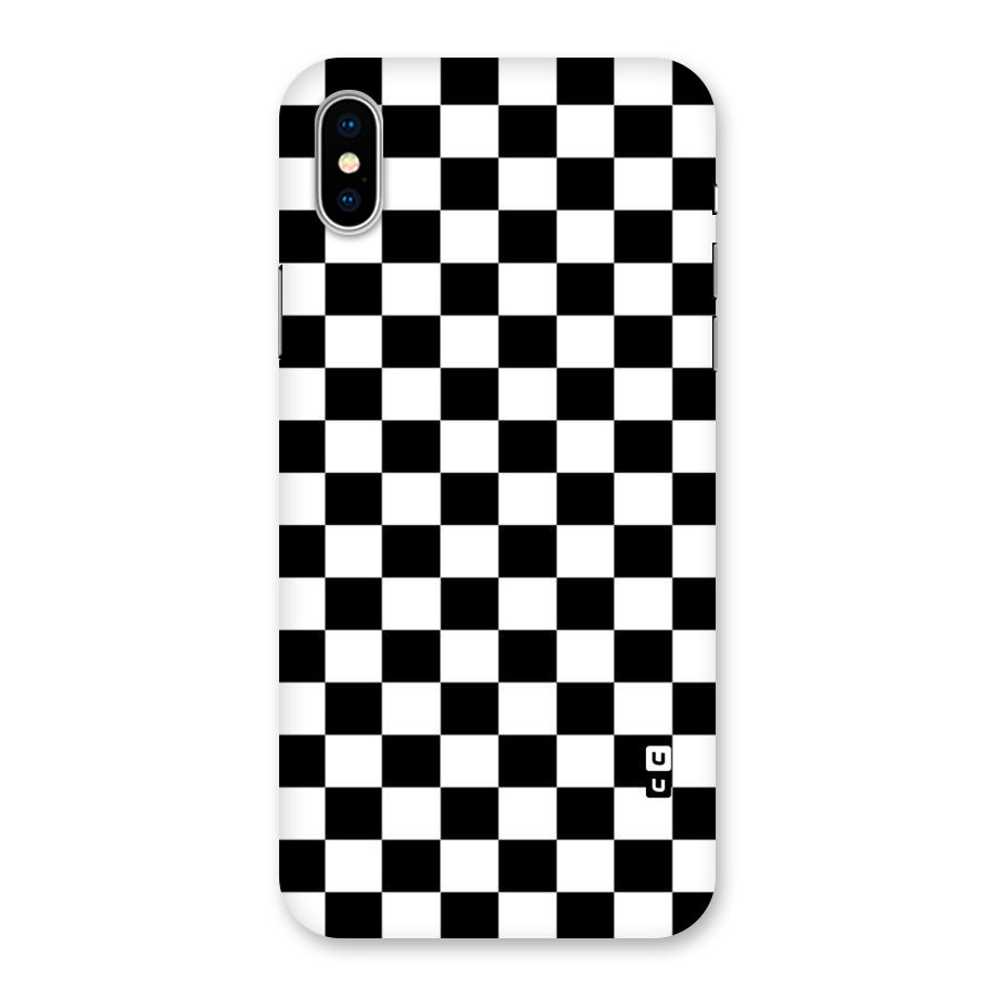 Classic Check Back Case for iPhone XS