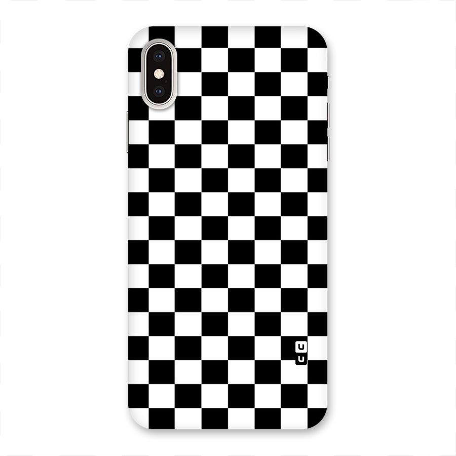 Classic Check Back Case for iPhone XS Max
