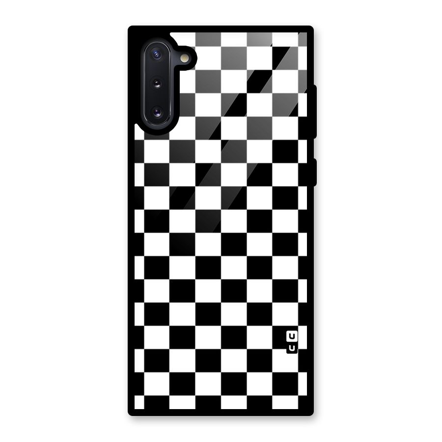 Classic Check Glass Back Case for Galaxy Note 10