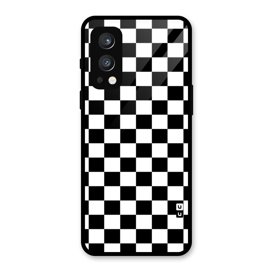 Classic Check Glass Back Case for OnePlus Nord 2 5G