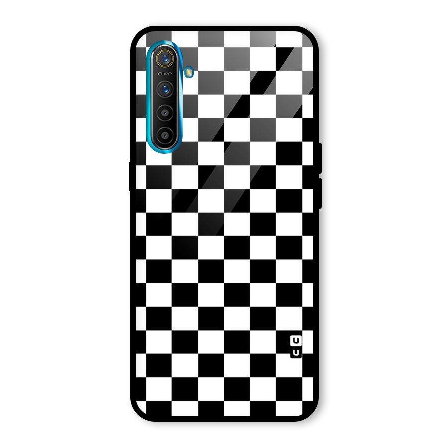 Classic Check Glass Back Case for Realme X2