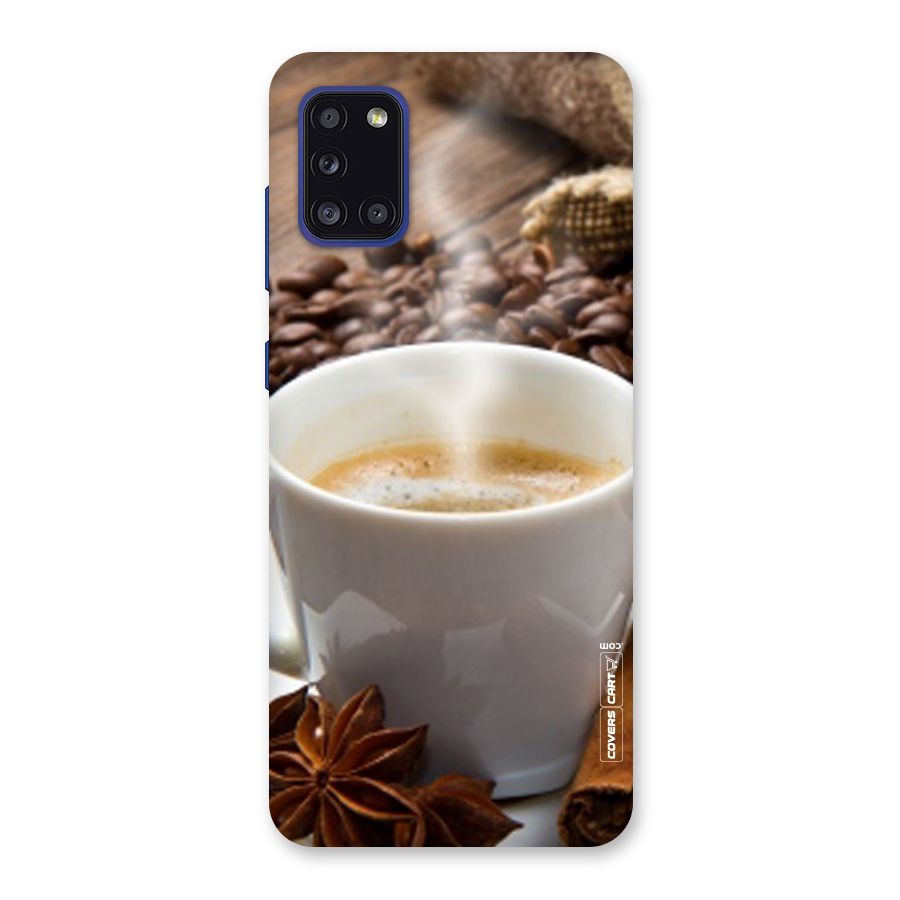 Classic Coffee Beans Back Case for Galaxy A31