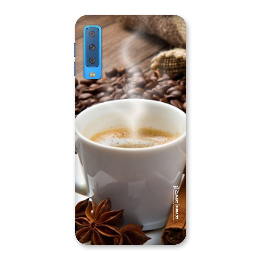 Classic Coffee Beans Back Case for Galaxy A7 (2018)