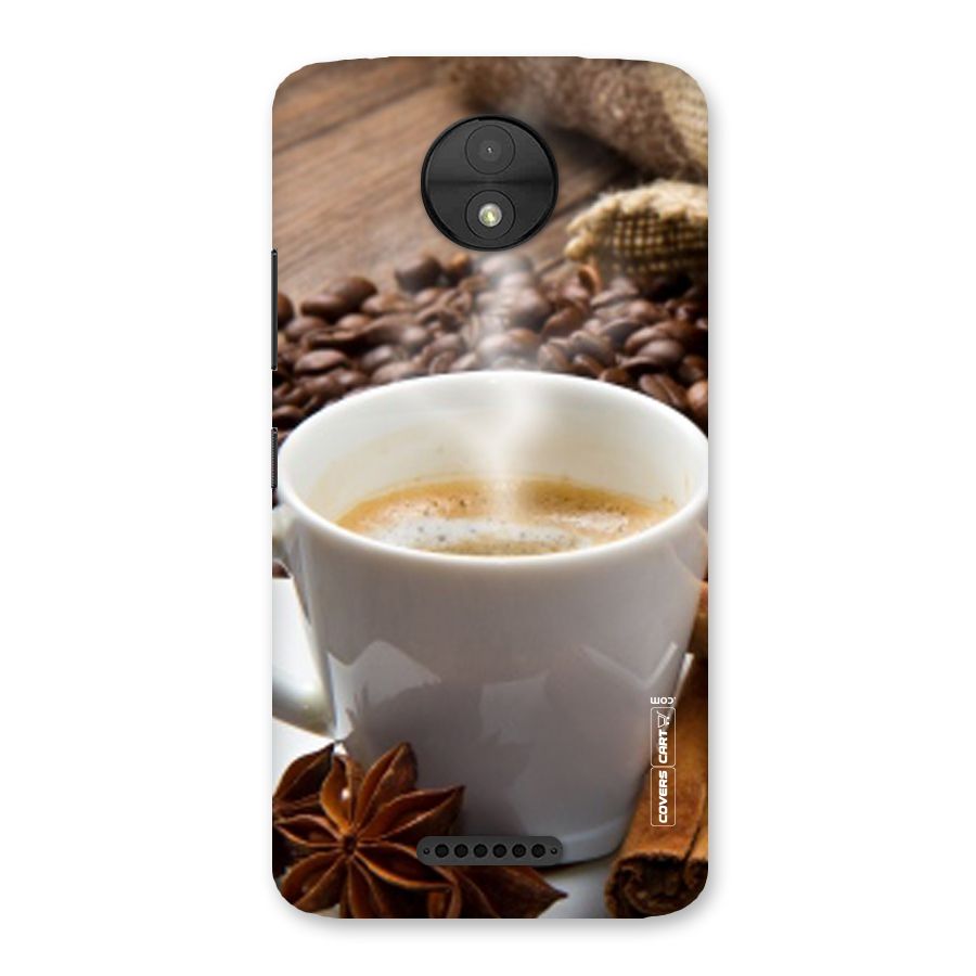 Classic Coffee Beans Back Case for Moto C