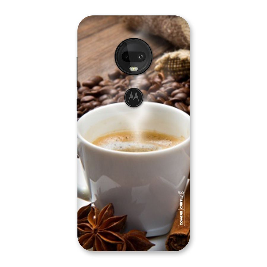 Classic Coffee Beans Back Case for Moto G7