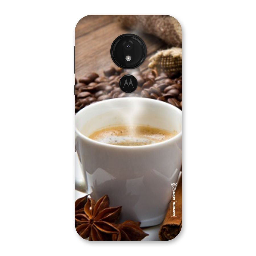 Classic Coffee Beans Back Case for Moto G7 Power