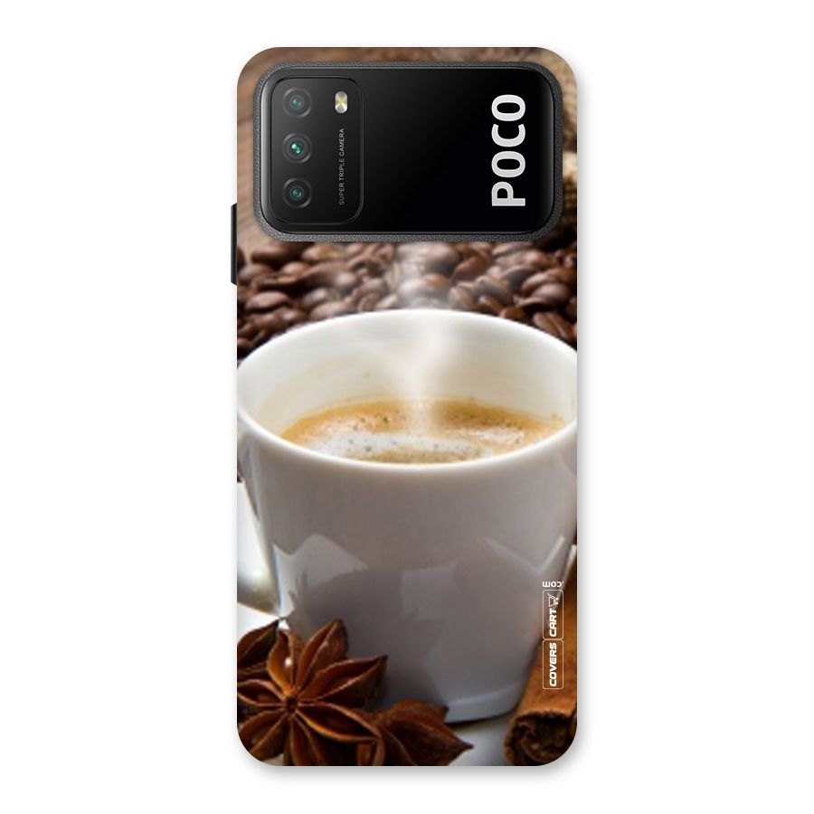 Classic Coffee Beans Back Case for Poco M3