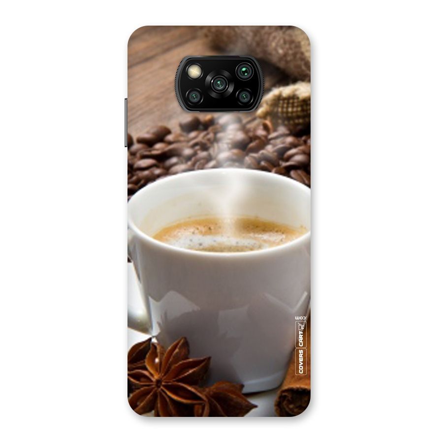 Classic Coffee Beans Back Case for Poco X3