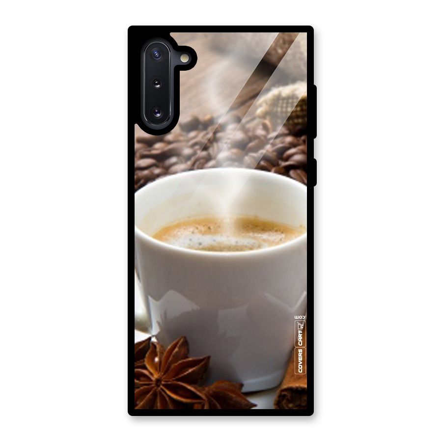 Classic Coffee Beans Glass Back Case for Galaxy Note 10