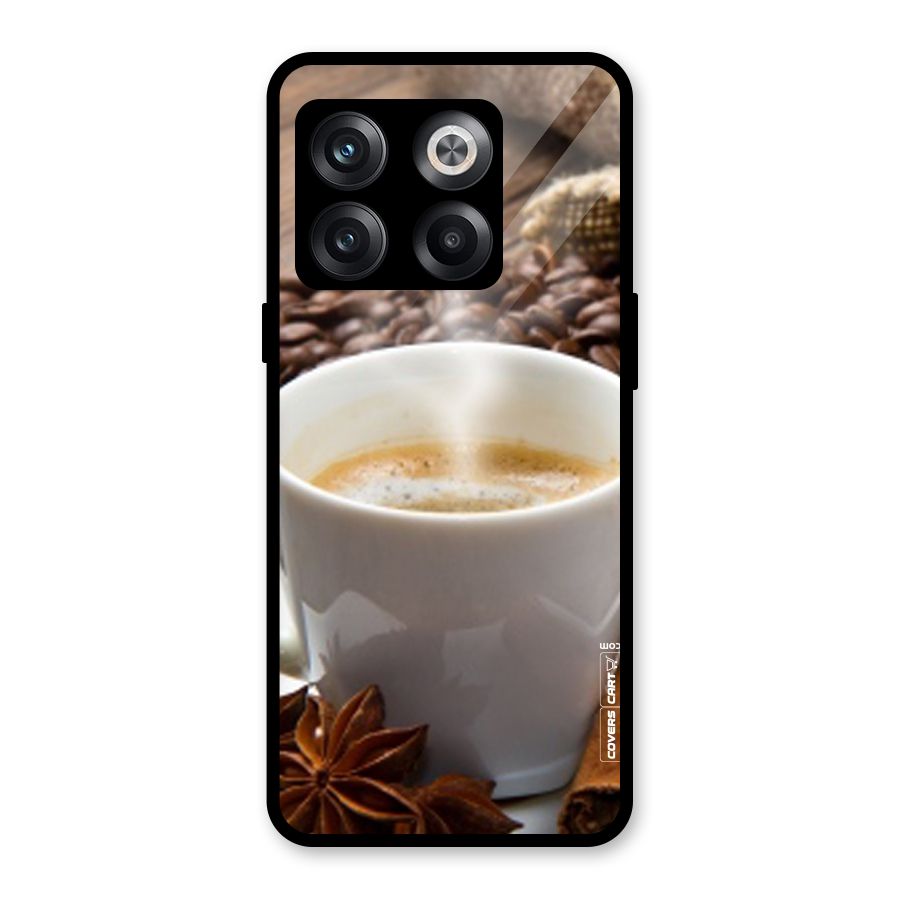 Classic Coffee Beans Glass Back Case for OnePlus 10T