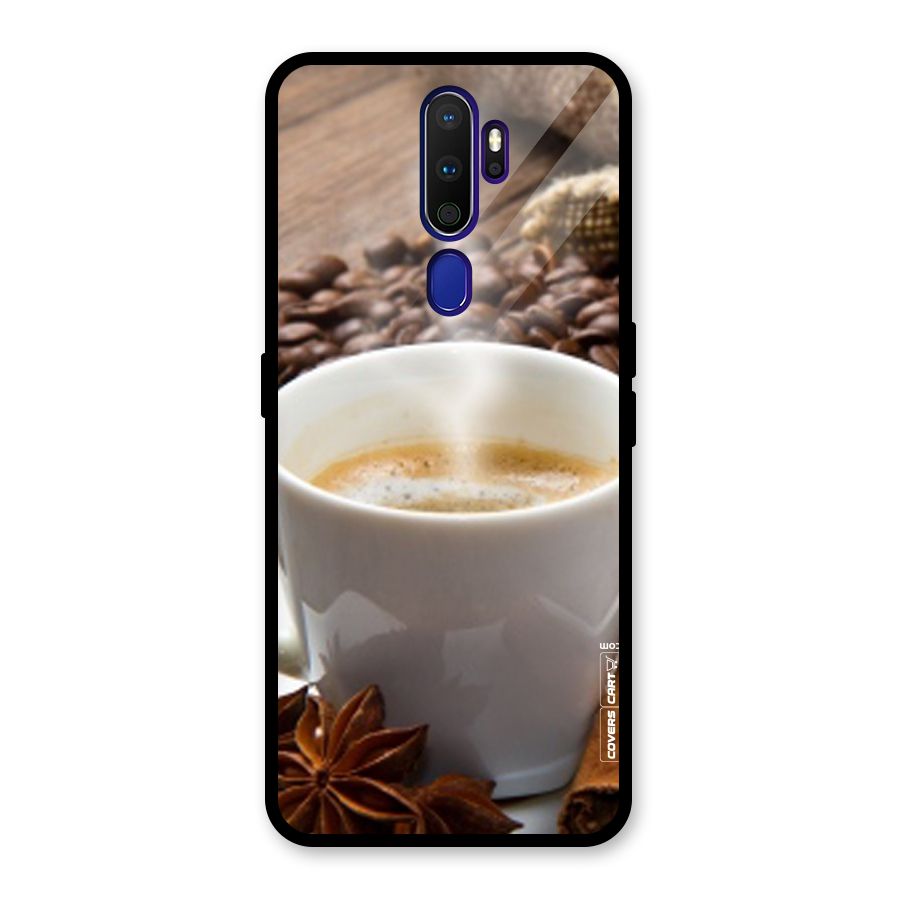 Classic Coffee Beans Glass Back Case for Oppo A9 (2020)