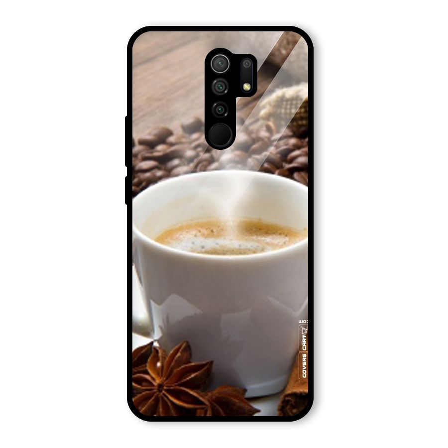 Classic Coffee Beans Glass Back Case for Poco M2
