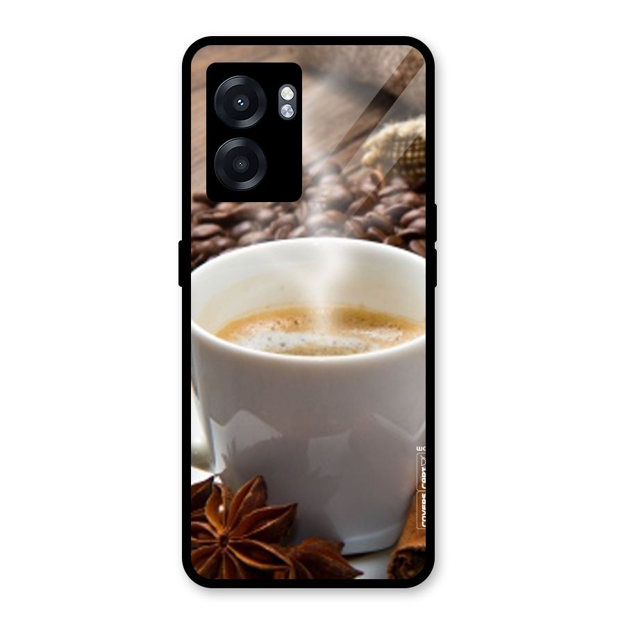 Classic Coffee Beans Glass Back Case for Realme Narzo 50 5G