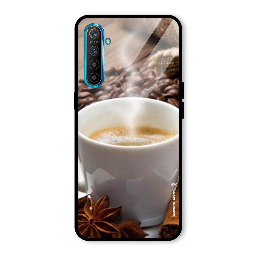 Classic Coffee Beans Glass Back Case for Realme X2