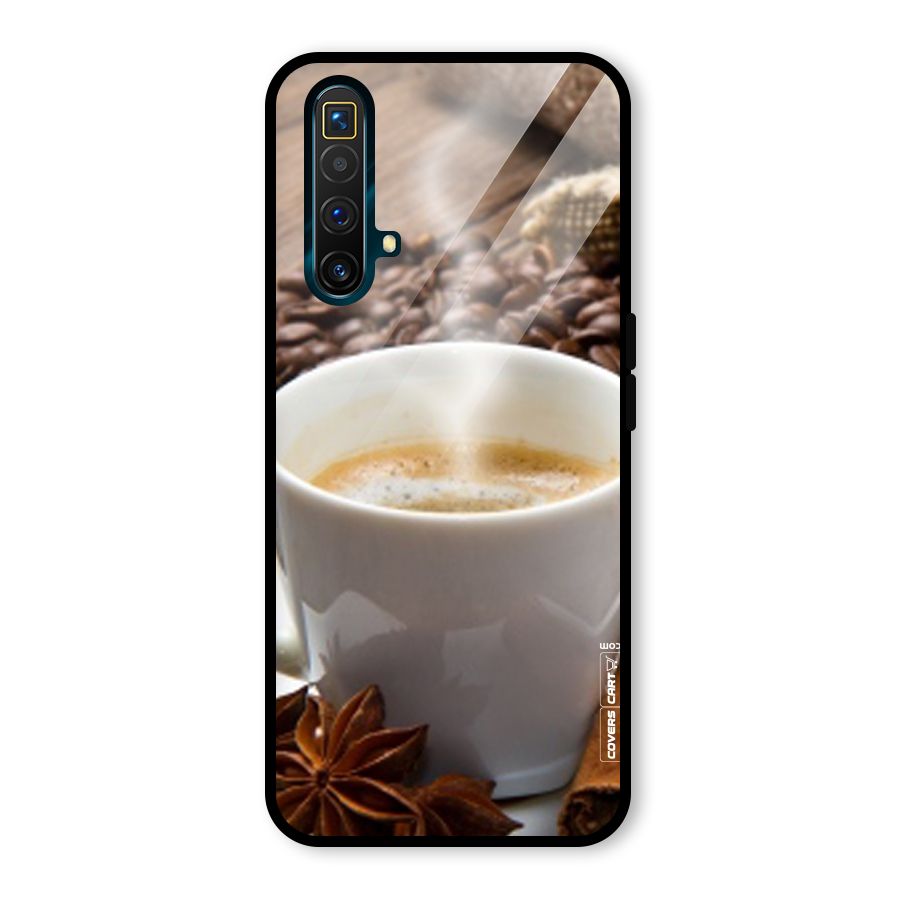 Classic Coffee Beans Glass Back Case for Realme X3