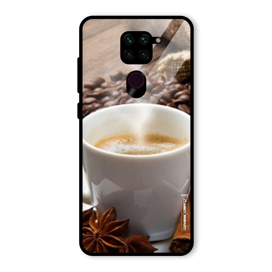 Classic Coffee Beans Glass Back Case for Redmi Note 9