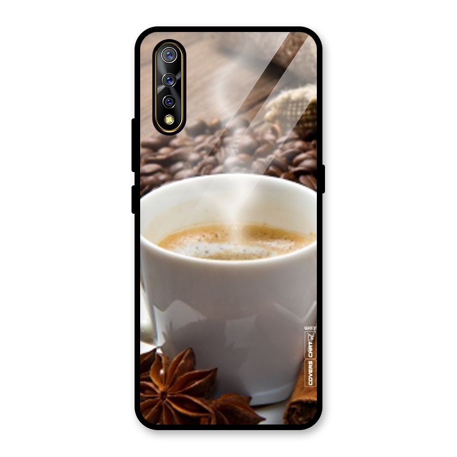 Classic Coffee Beans Glass Back Case for Vivo S1
