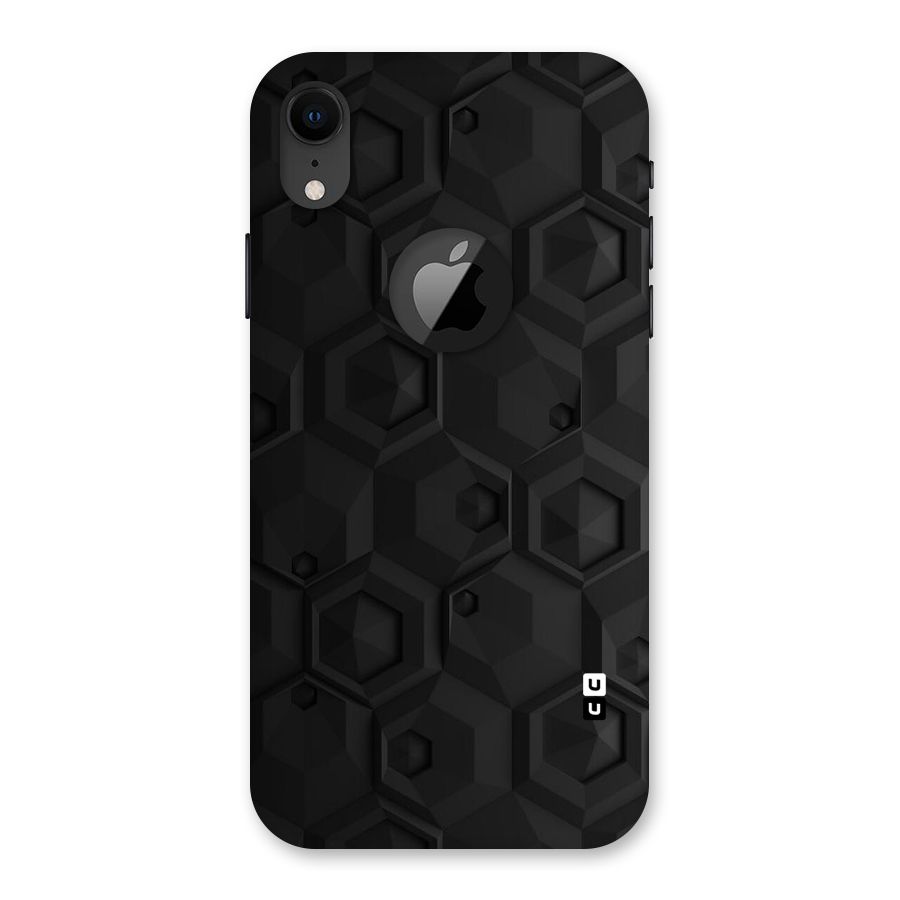 Classic Hexa Back Case for iPhone XR Logo Cut