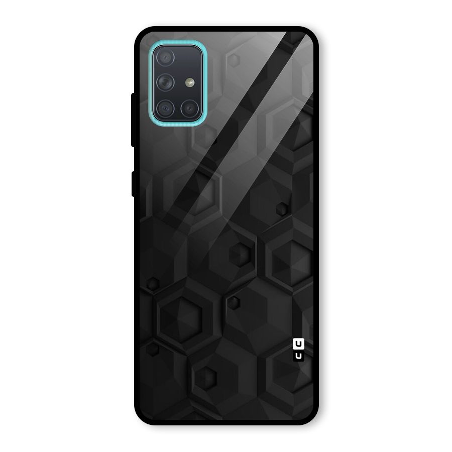 Classic Hexa Glass Back Case for Galaxy A71