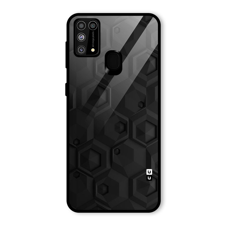 Classic Hexa Glass Back Case for Galaxy F41
