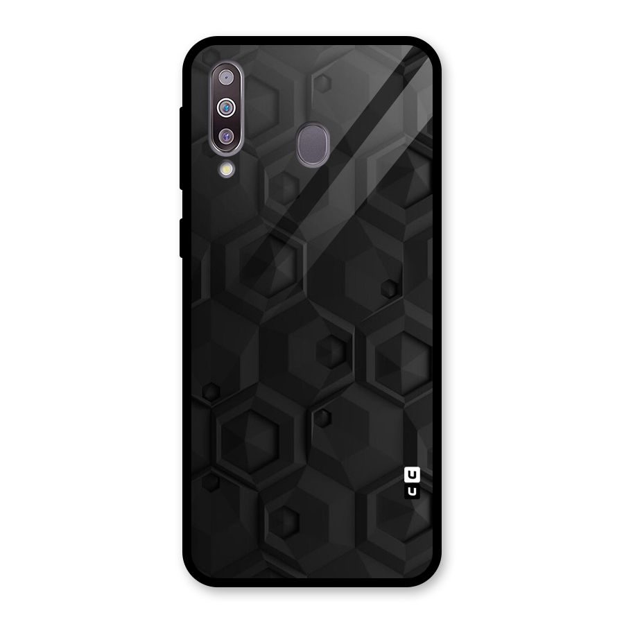 Classic Hexa Glass Back Case for Galaxy M30