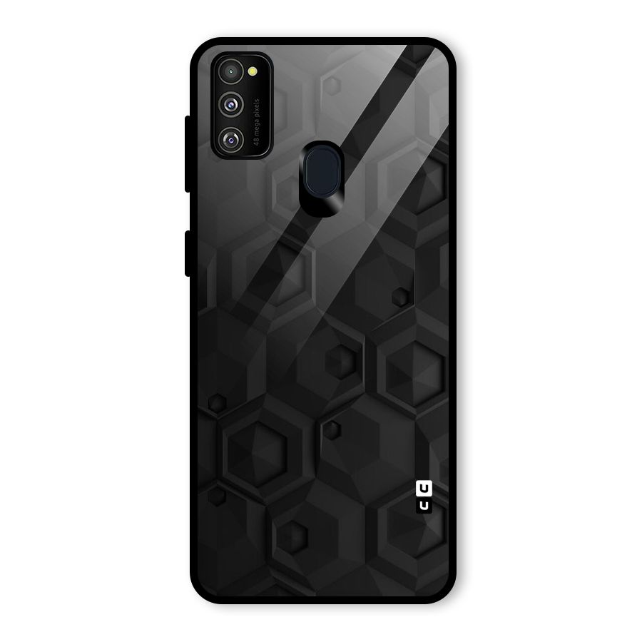 Classic Hexa Glass Back Case for Galaxy M30s