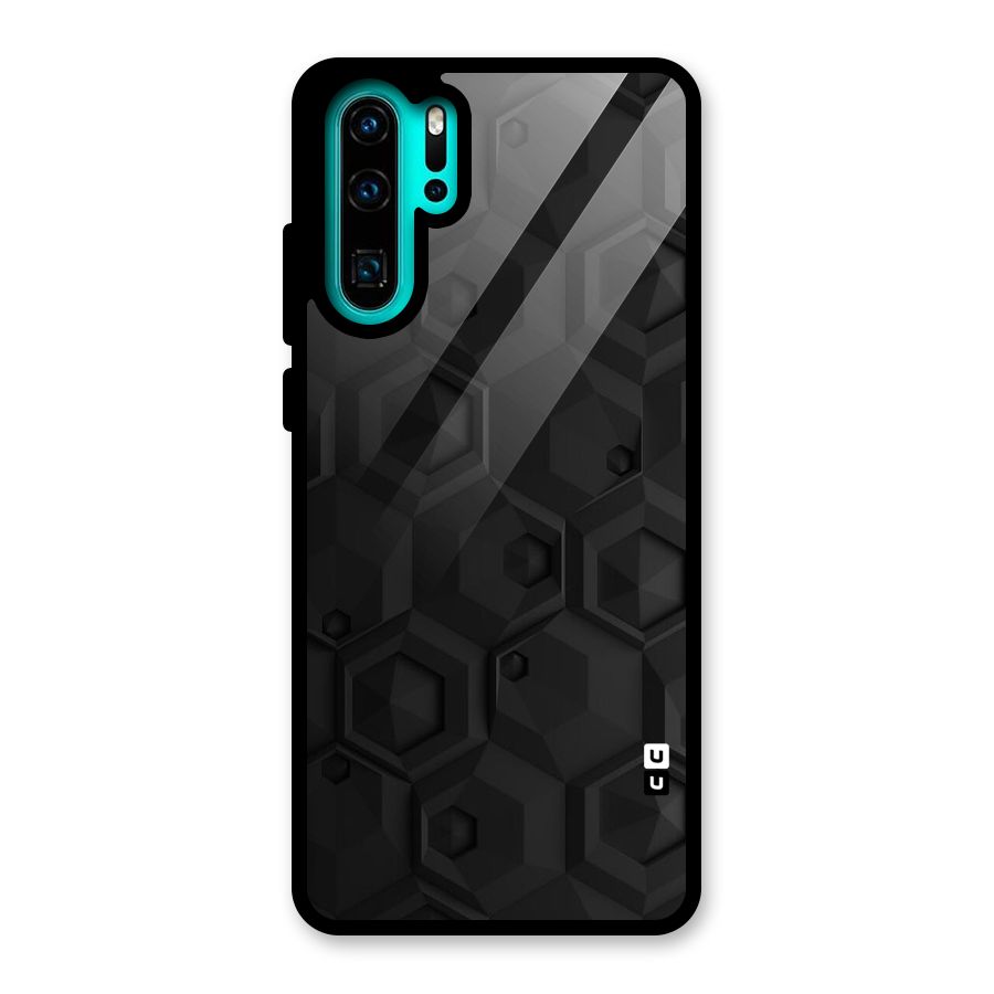 Classic Hexa Glass Back Case for Huawei P30 Pro