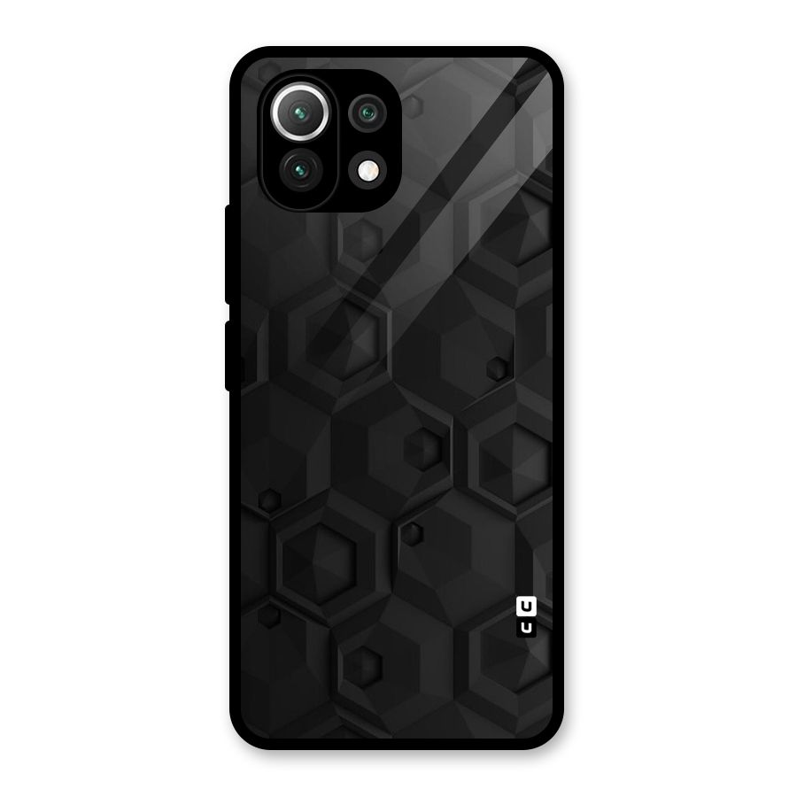 Classic Hexa Glass Back Case for Mi 11 Lite NE 5G