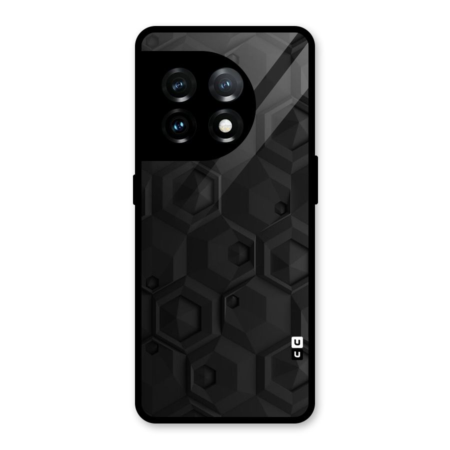 Classic Hexa Glass Back Case for OnePlus 11