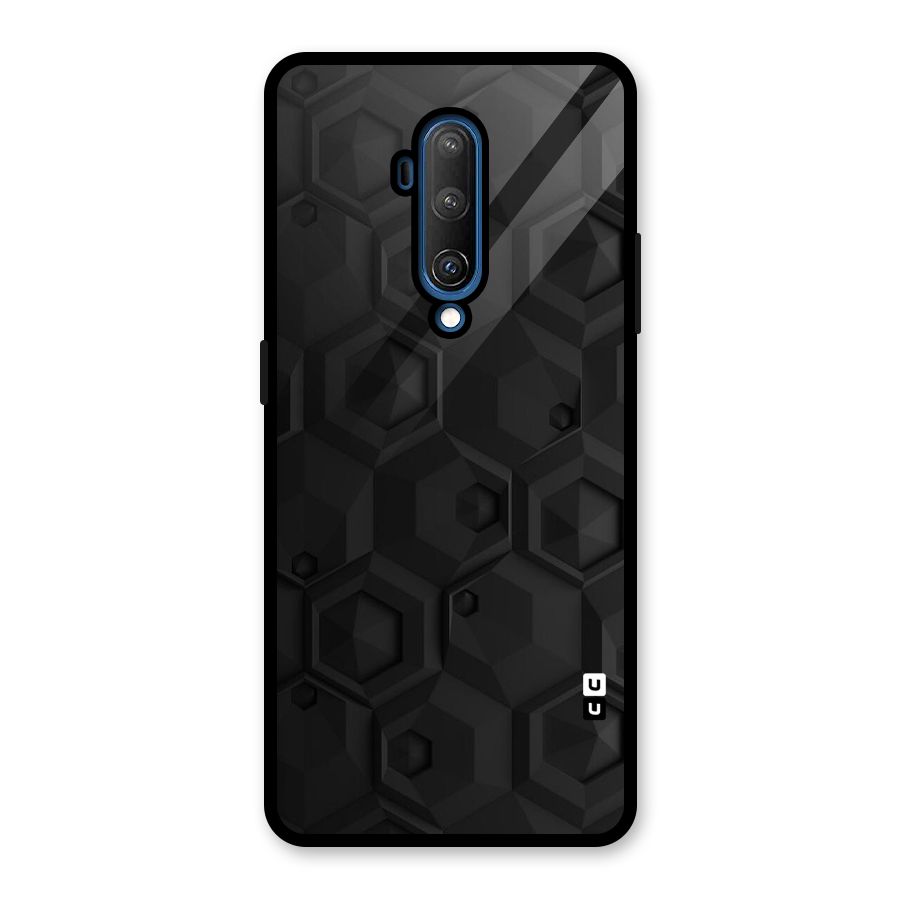Classic Hexa Glass Back Case for OnePlus 7T Pro