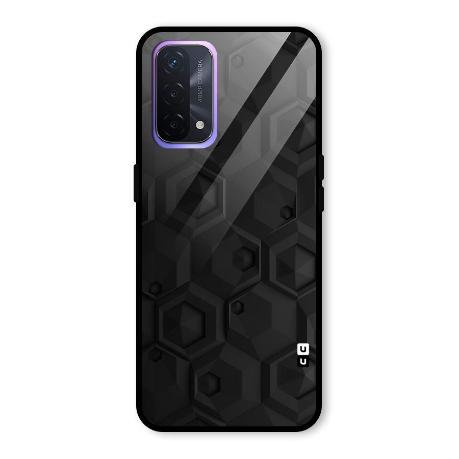 Classic Hexa Glass Back Case for Oppo A74 5G
