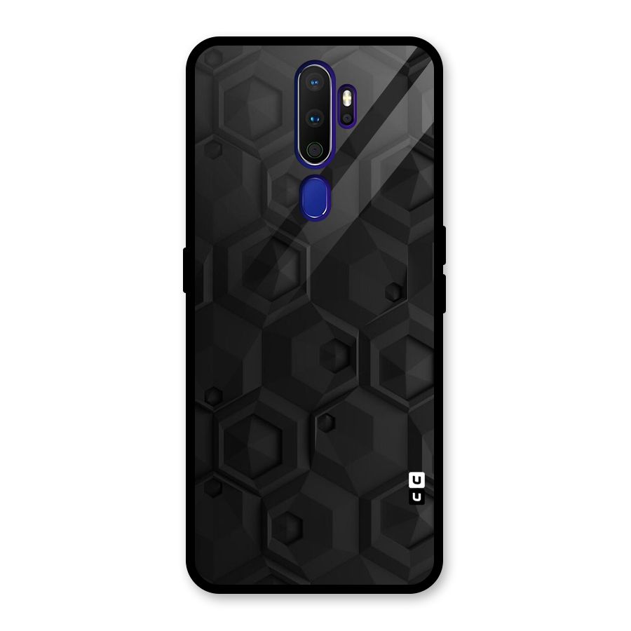 Classic Hexa Glass Back Case for Oppo A9 (2020)