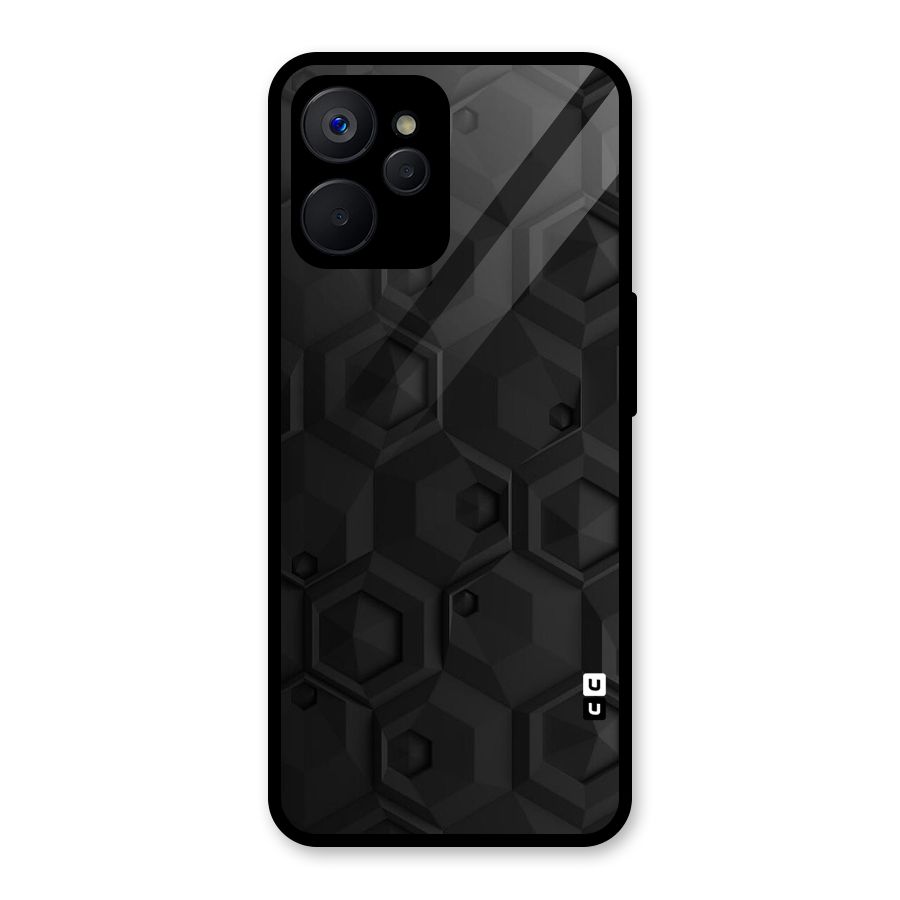 Classic Hexa Glass Back Case for Realme 9i 5G