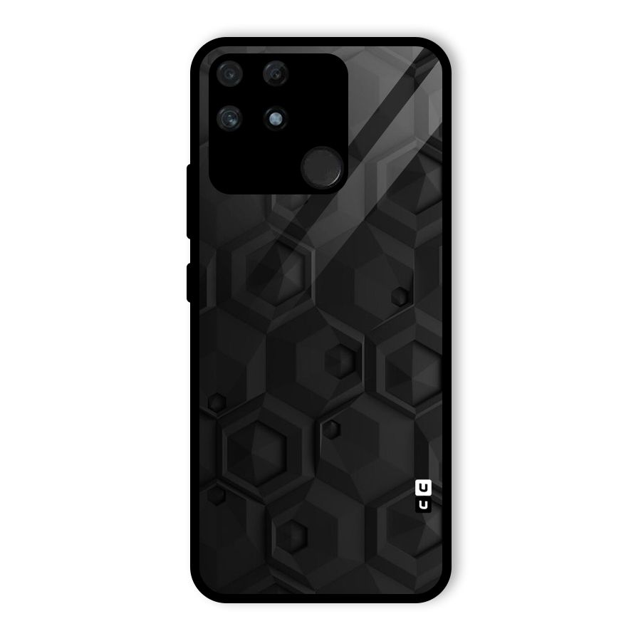 Classic Hexa Glass Back Case for Realme Narzo 50A