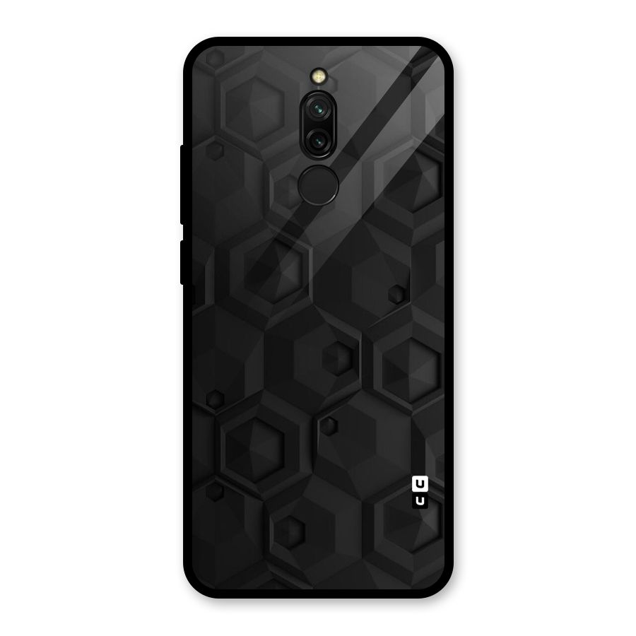 Classic Hexa Glass Back Case for Redmi 8