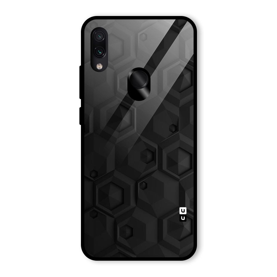 Classic Hexa Glass Back Case for Redmi Note 7 Pro