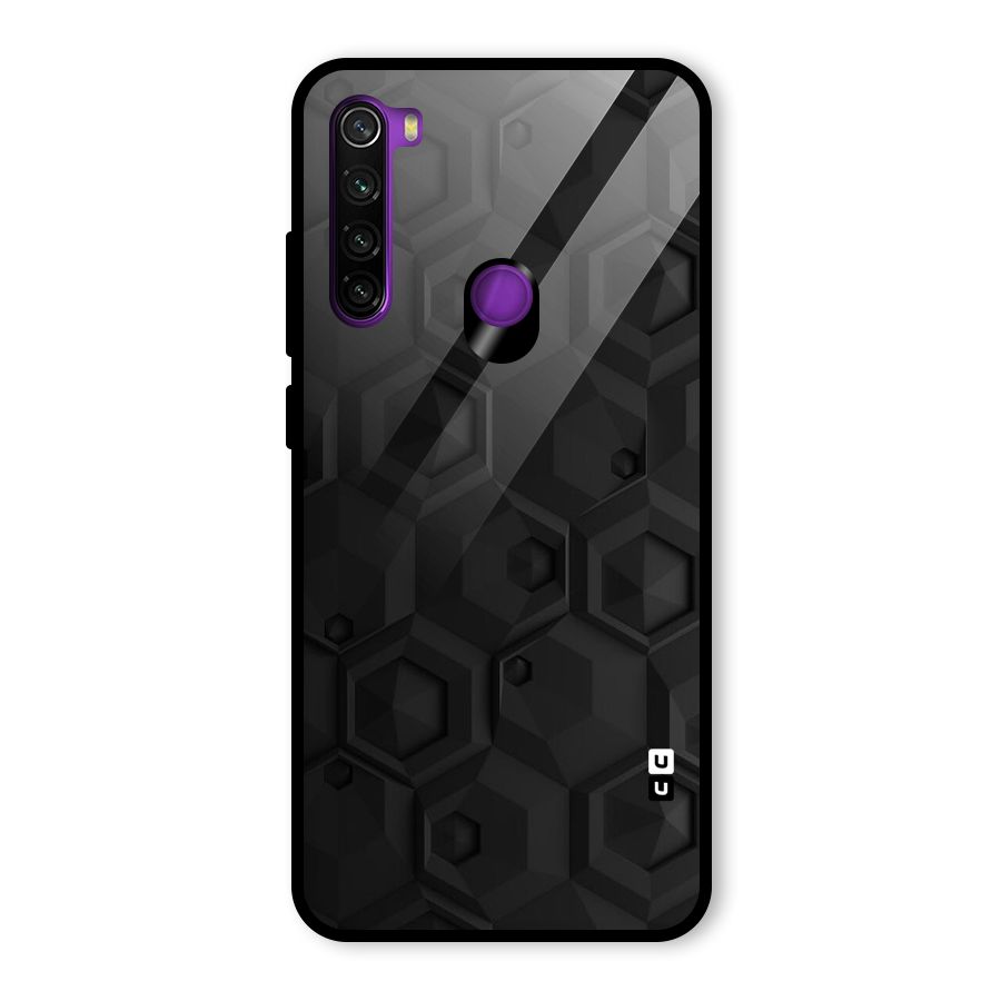 Classic Hexa Glass Back Case for Redmi Note 8