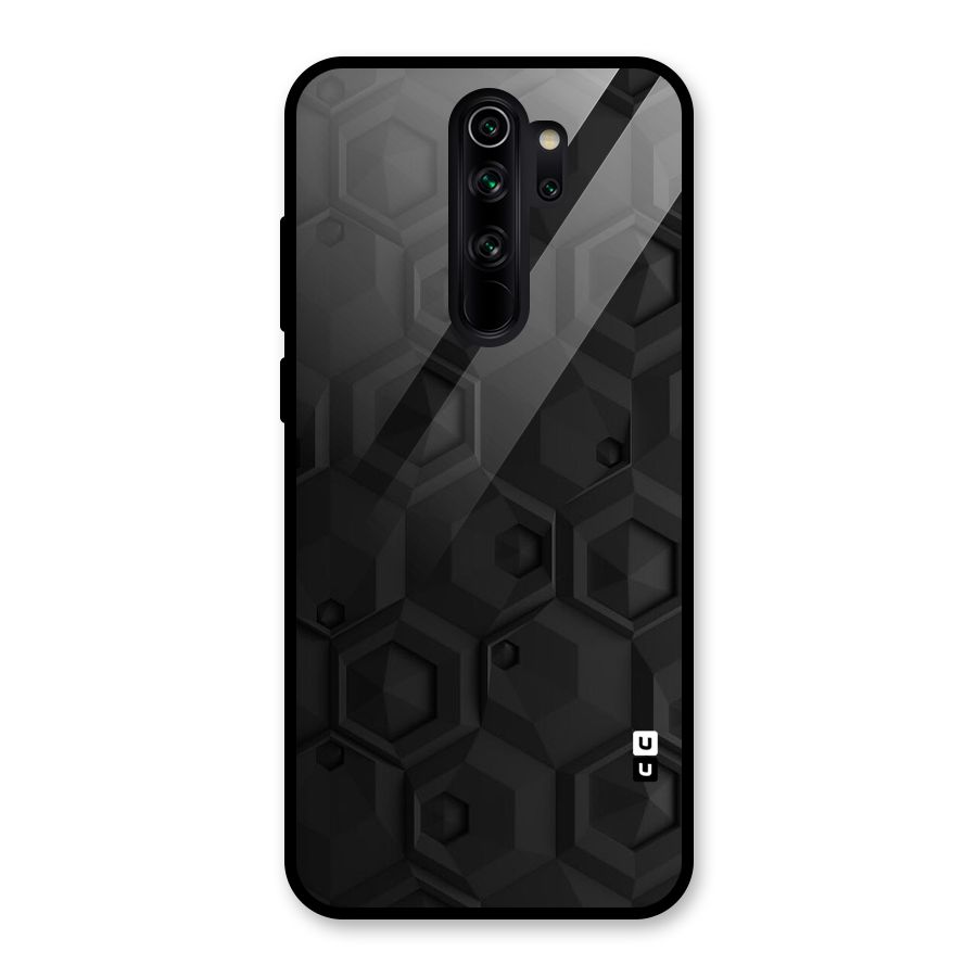 Classic Hexa Glass Back Case for Redmi Note 8 Pro