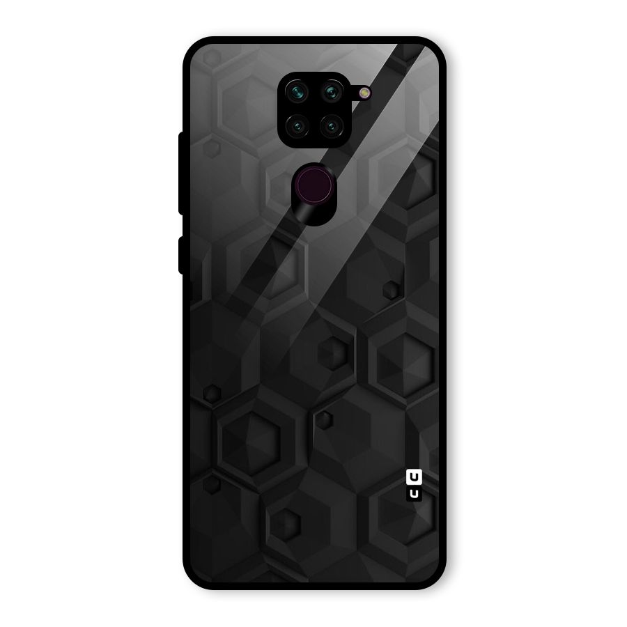 Classic Hexa Glass Back Case for Redmi Note 9