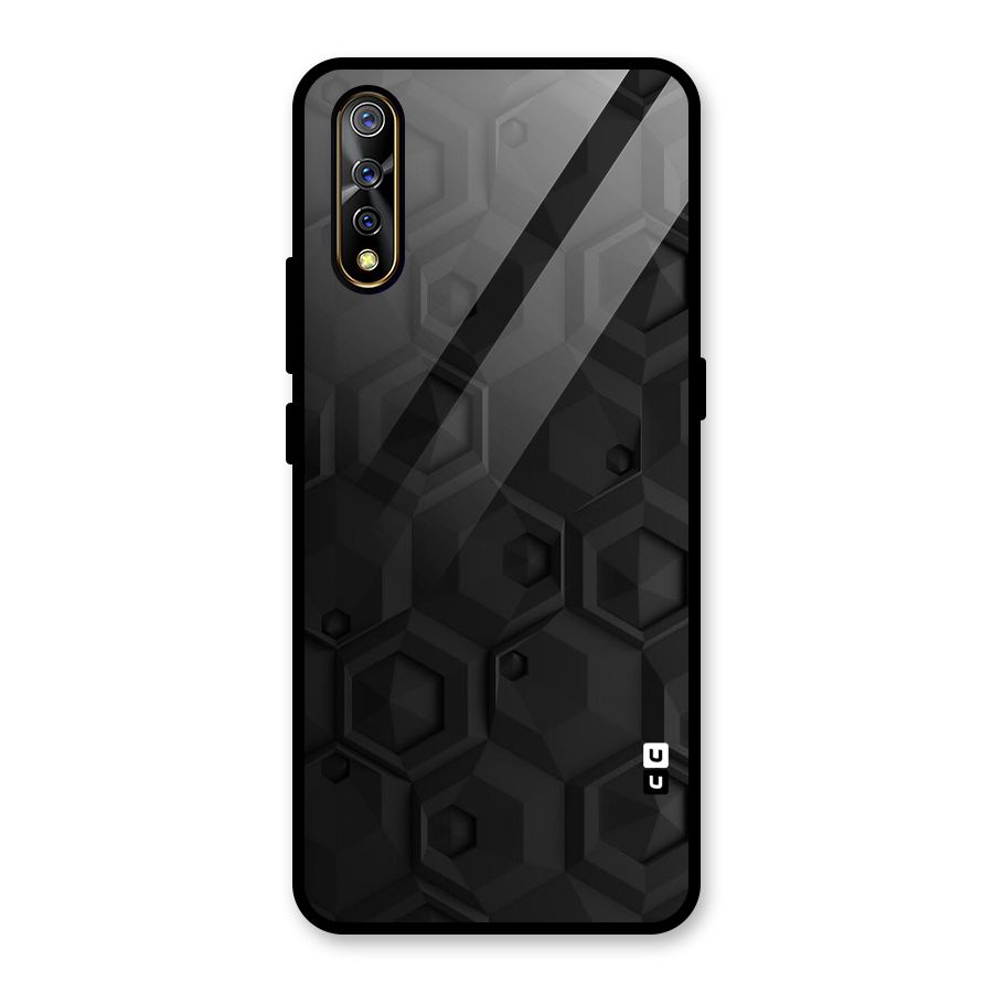 Classic Hexa Glass Back Case for Vivo S1