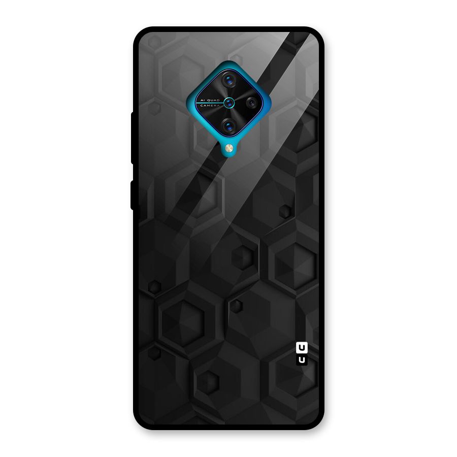 Classic Hexa Glass Back Case for Vivo S1 Pro