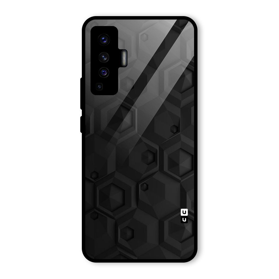Classic Hexa Glass Back Case for Vivo X50