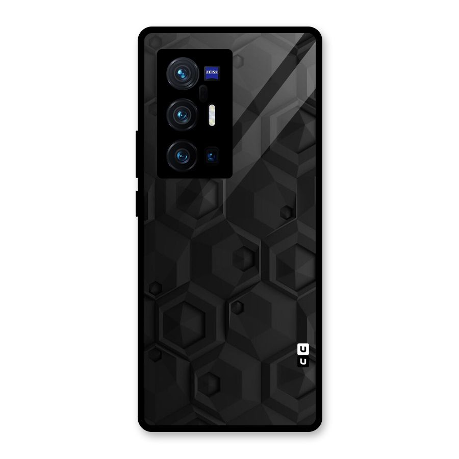Classic Hexa Glass Back Case for Vivo X70 Pro Plus