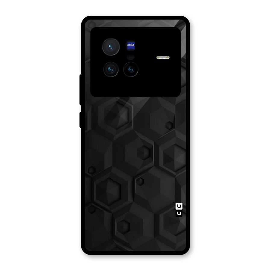 Classic Hexa Glass Back Case for Vivo X80
