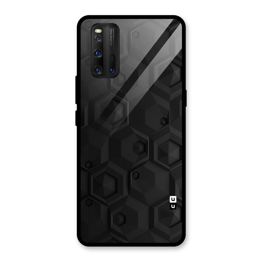 Classic Hexa Glass Back Case for Vivo iQOO 3