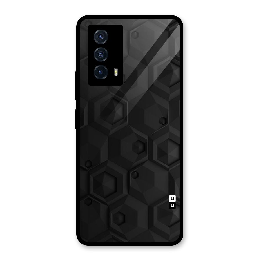 Classic Hexa Glass Back Case for Vivo iQOO Z5