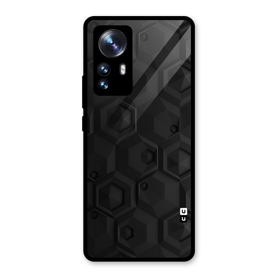Classic Hexa Glass Back Case for Xiaomi 12 Pro