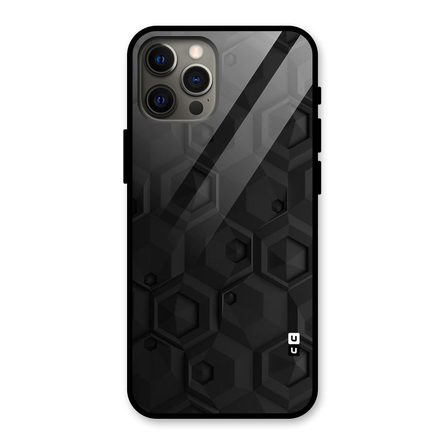 Classic Hexa Glass Back Case for iPhone 12 Pro Max